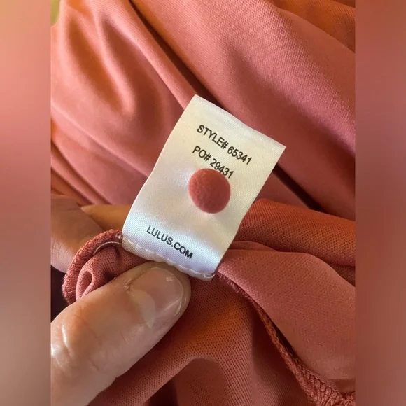 LULUS METEORIC RISE RUSTY ROSE MAXI DRESS - Picture 10 of 11